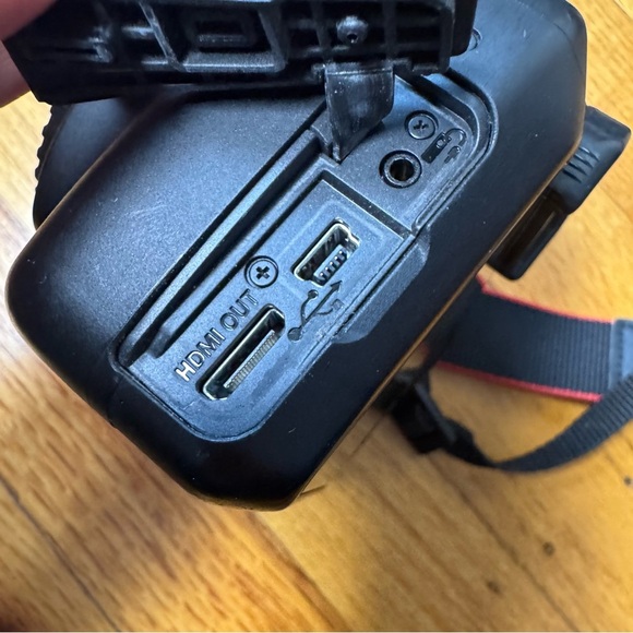 Cannon T5 Rebel DSLR with 55mm Fixed Lens, Accessories, Case, Batteries - Picture 9 of 13